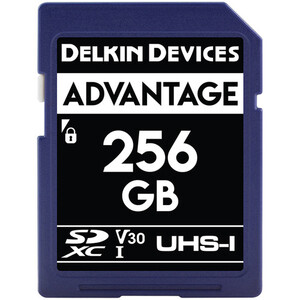 Delkin - Delkin 256GB Advantage UHS-I V30 SDXC Hafıza Kartı