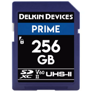 Delkin - Delkin 256GB Prime UHS-II SDXC (V60) Hafıza Kartı