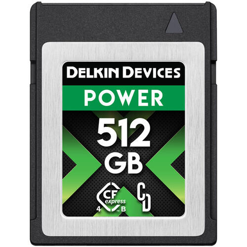 Delkin 512GB POWER 4.0 CFexpress Type B Hafıza Kartı