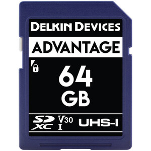 Delkin - Delkin 64GB Advantage UHS-I V30 SDXC Hafıza Kartı