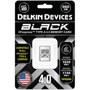 Delkin - Delkin Devices 960GB BLACK CFexpress Type A 4.0 Hafıza Kartı (1)