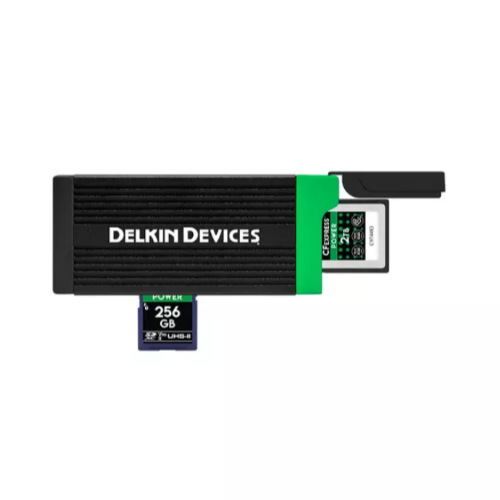 Delkin USB 3.2 CFexpress Tip B ve SD Kart Okuyucu