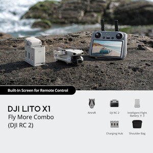 DJI - DJI Lito X1 Fly More Combo Plus (DJI RC 2) (1)