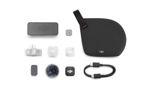 DJI Mic Mini 2 Kablosuz Yaka Mikrofonu (1 Mobil Alıcı + 1 Verici)
