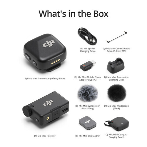 DJI Mic Mini Kablosuz Yaka Mikrofonu