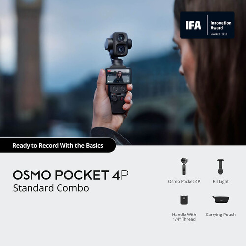 DJI Osmo Pocket 4P Standard Combo Classic Black