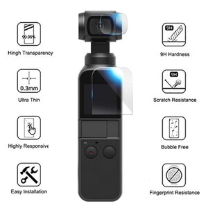Sanger - Dji Osmo Pocket Ekran ve Lens Koruyucu Jelatin (1)