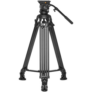 E-Image - E-Image EG05A2 Alüminyum Tripod + GH05 Video Başlık (75mm) (1)