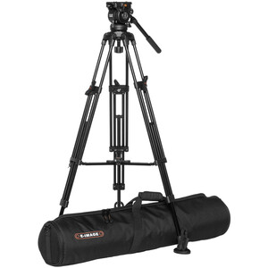 E-Image EG05A2 Alüminyum Tripod + GH05 Video Başlık (75mm) - Thumbnail