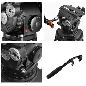 E-Image EG10C2L Carbon Video Tripod Kit (100mm Bowl Uyumlu) - Thumbnail