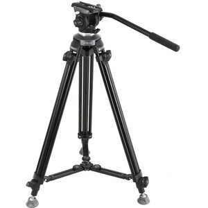 E-Image - E-Image EK610 Profesyonel Fluid Head Compact Tripod Seti (65mm EH610 + AT610) (1)