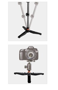 E-Image MA600 Alüminyum Monopod + 610FH Fluid Head - Thumbnail