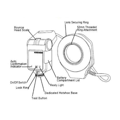 Emoblitz DRF14 Makro Ring Flaş (Canon)