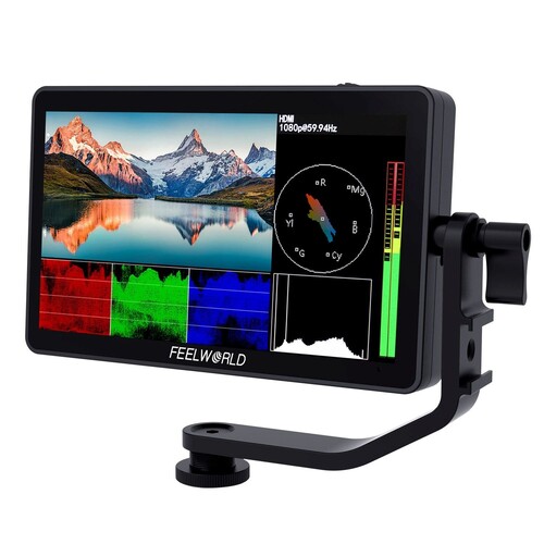 FEELWORLD F6 PLUS 6 inç 3D LUT Kamera Alan Monitörü 1920x1080 HD 4K HDMI