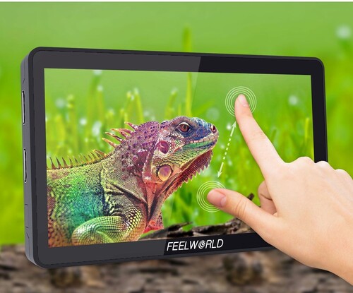 FEELWORLD F6 PLUS 6 inç 3D LUT Kamera Alan Monitörü 1920x1080 HD 4K HDMI