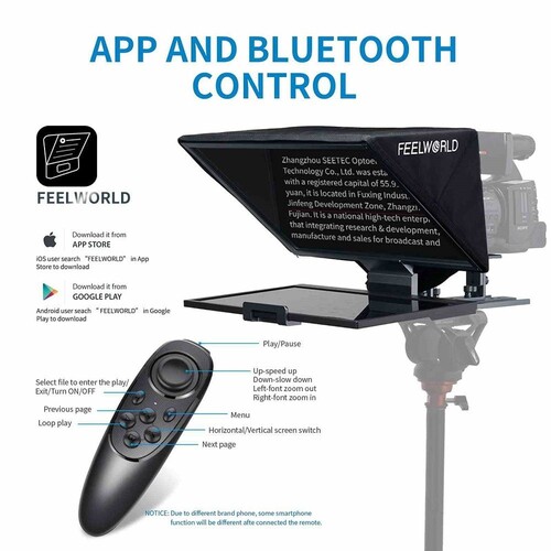 Feeworld TP16 Taşınabilir 16 İnç Katlanır Teleprompter