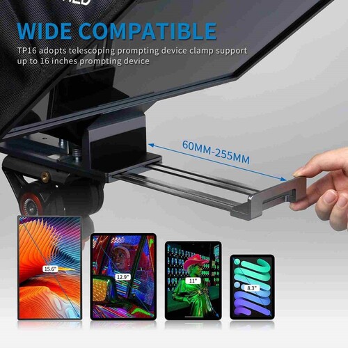 Feeworld TP16 Taşınabilir 16 İnç Katlanır Teleprompter