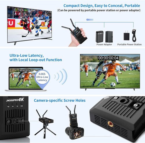 Forbetdis JM300 Pro 4K Kablosuz Görüntü Aktarıcı