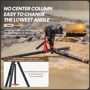 Fotopro AK68 Fluid Video Tripod - Thumbnail