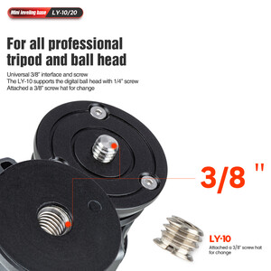 Fotopro LY-10 Mini Leveling Base - Thumbnail