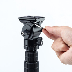 Fotopro - Fotopro MH-2A Video Tripod Başlığı (Gümüş) (1)