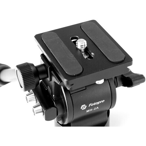 Fotopro MH-2A Video Tripod Başlığı (Kırmızı)