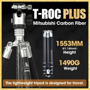 Fotopro T-Roc Plus Profesyonel Tripod - Thumbnail