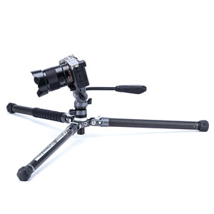 Fotopro - Fotopro X-Aircross 3 Karbon Fiber Video Tripodu (Gri) (1)