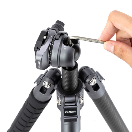 FOTOPRO X-AIRFLY Karbon Fiber Tripod (Turuncu)