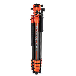 Fotopro - FOTOPRO X-AIRFLY Karbon Fiber Video Tripod (Turuncu) (1)