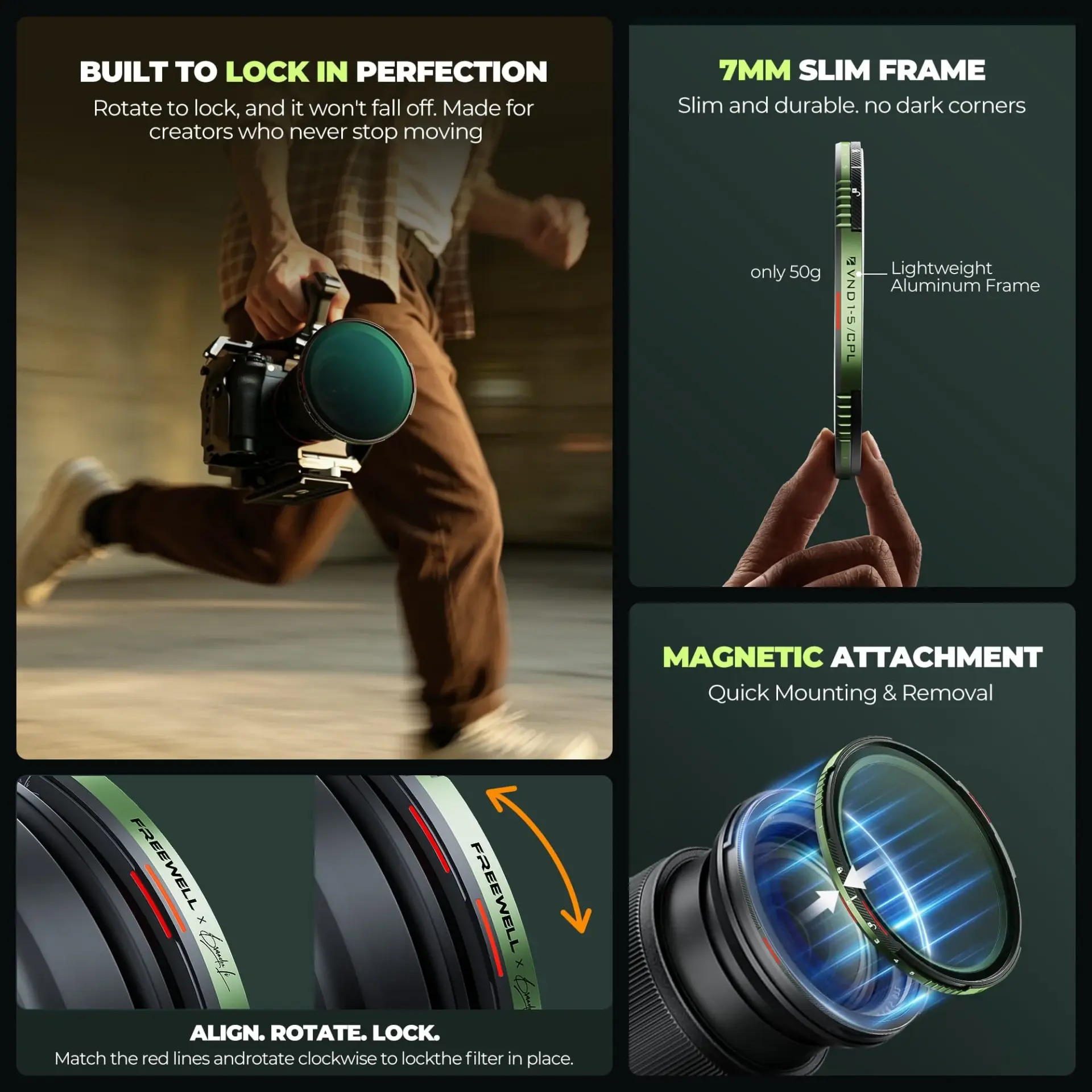 Freewell Brandon Li Variable ND/CPL Basic Kit - 82mm