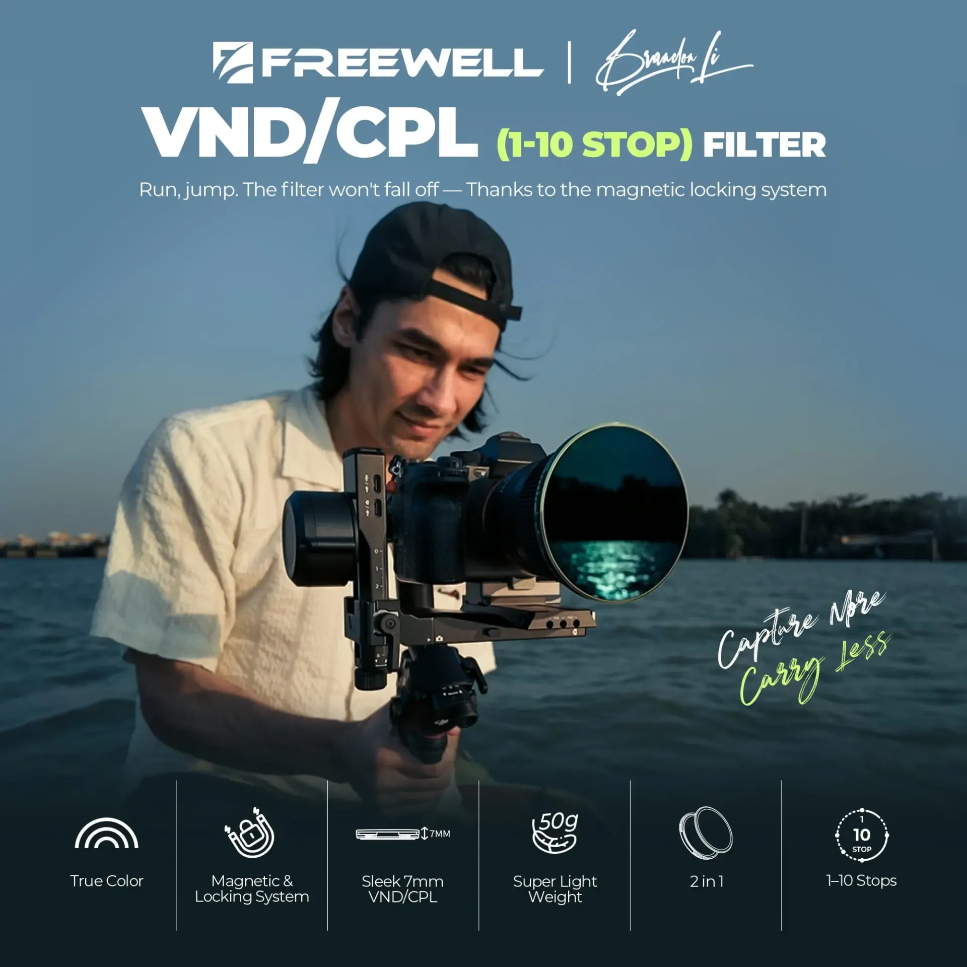 Freewell - Freewell Brandon Li Variable ND/CPL Cine Kit - 95mm (1)