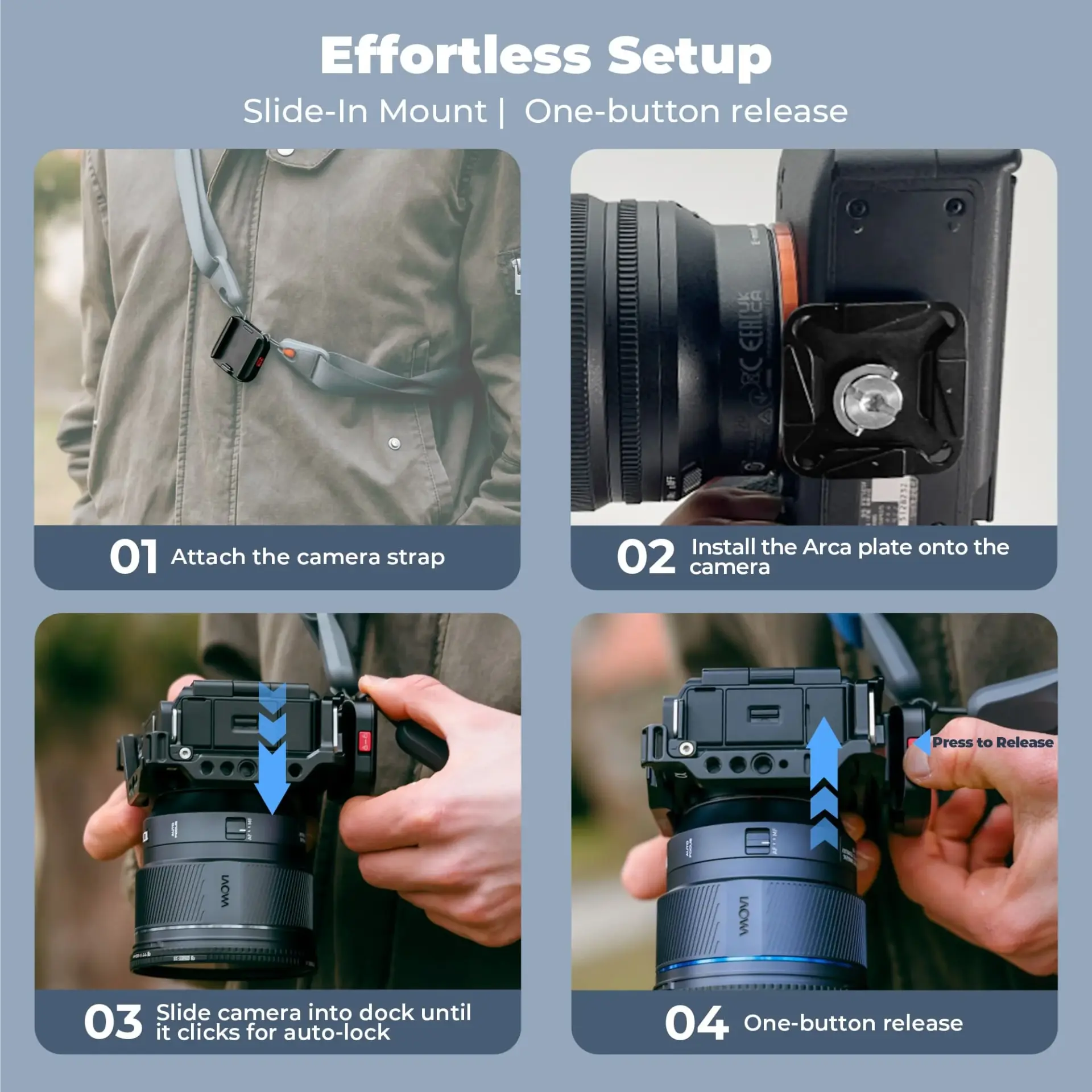 Freewell Camera Strap Quick Release Clamp - Thumbnail