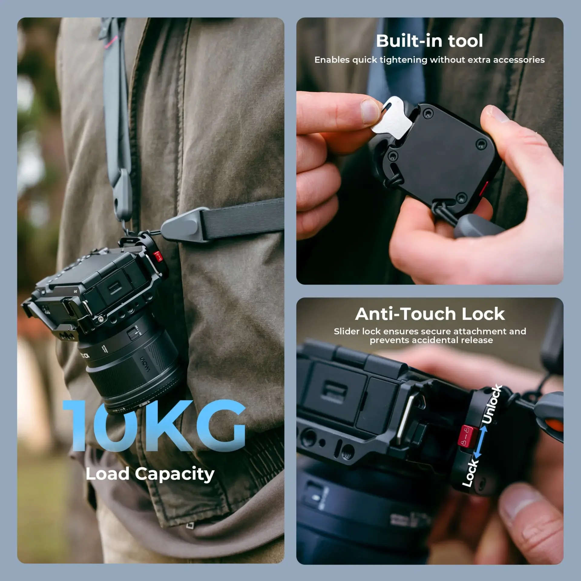 Freewell Camera Strap Quick Release Clamp - Thumbnail
