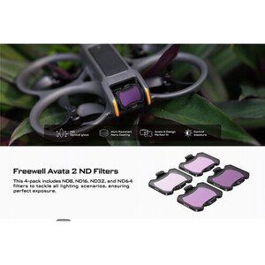 Freewell DJI Avata 2 ND Filtre Seti (4-Pack) - Thumbnail