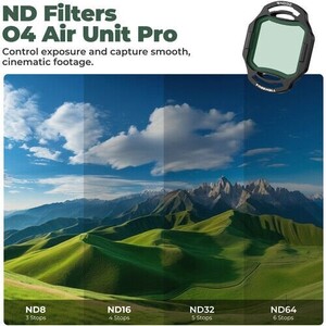 Freewell DJI O4 Air Unit Pro Filters Standard Day 4 Pack - Thumbnail