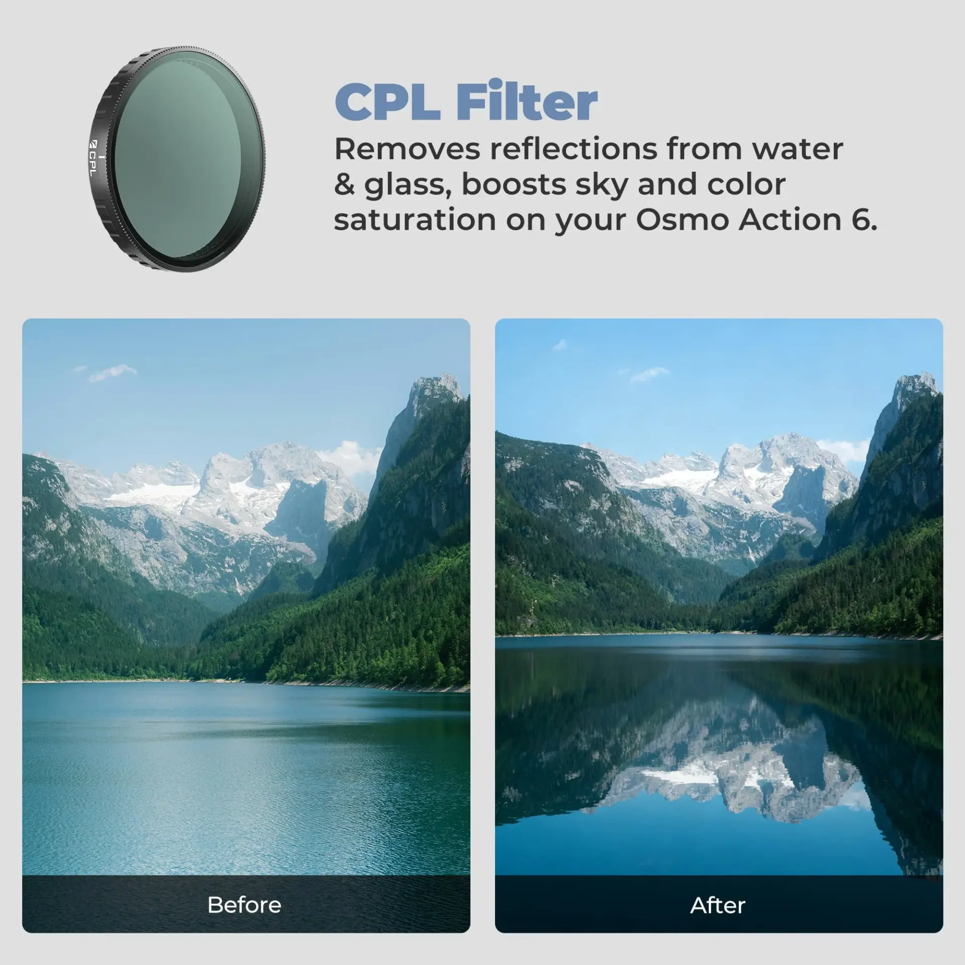 Freewell - Freewell DJI Osmo Action 6 Circular Polarizer Filter (1)