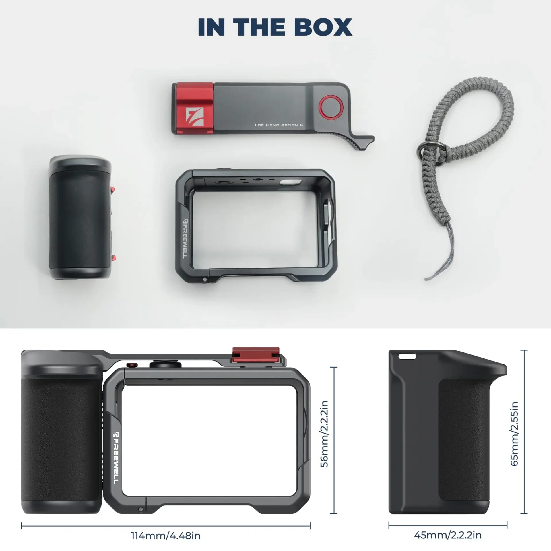 Freewell DJI Osmo Action 6 Creator Pro Cage - Thumbnail