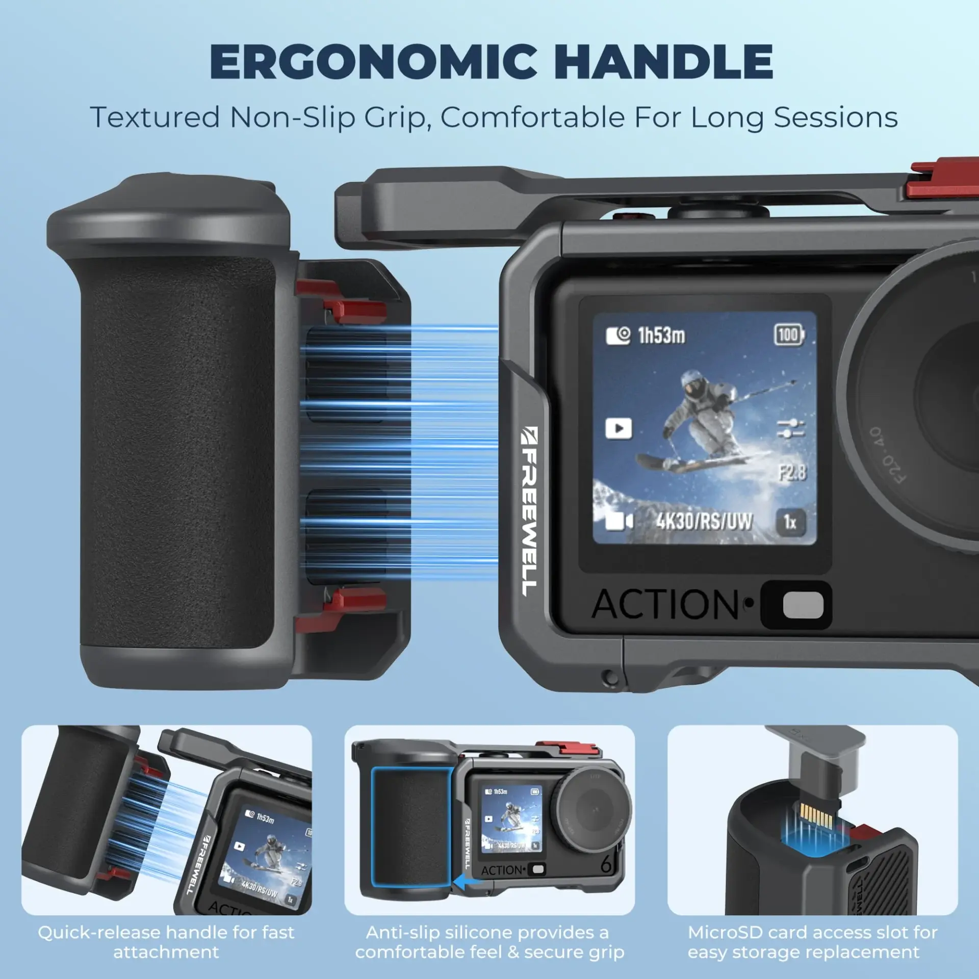 Freewell DJI Osmo Action 6 Creator Pro Cage - Thumbnail