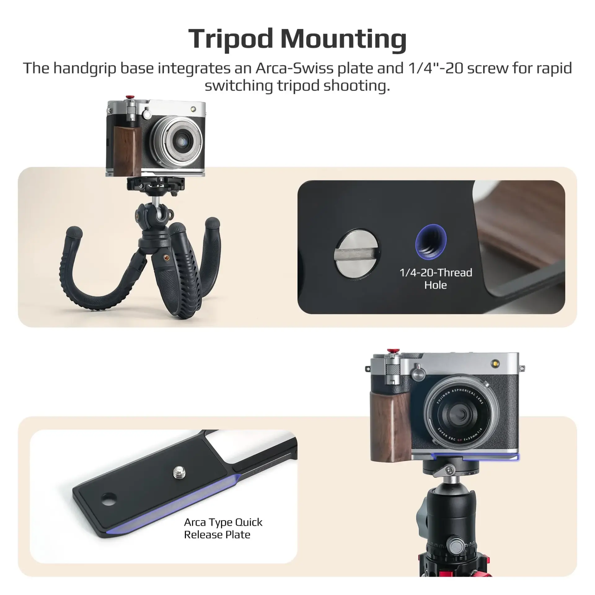 Freewell Fuji GFX100RF L Bracket Premium Grip - Thumbnail