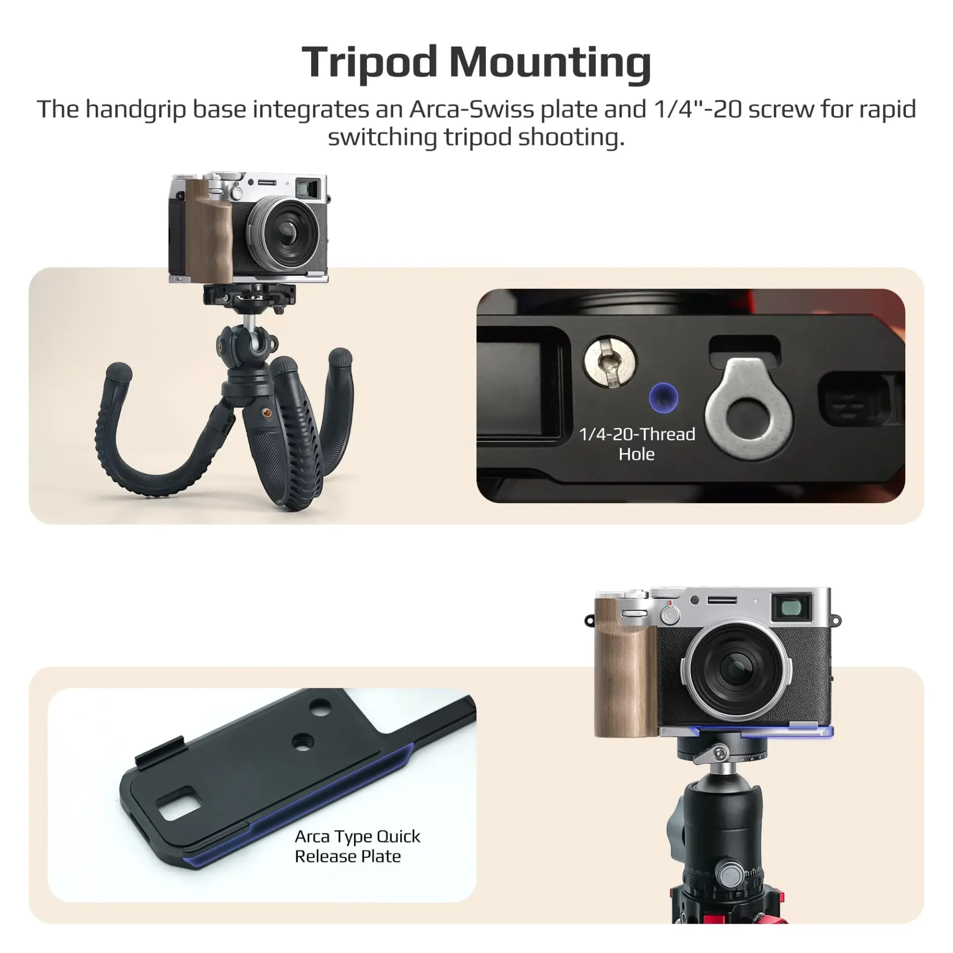Freewell Fuji X100VI L Bracket Premium Grip