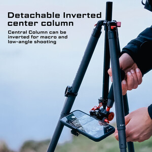 Freewell FW-T1 Carbon Fiber Real Travel Tripod - Thumbnail