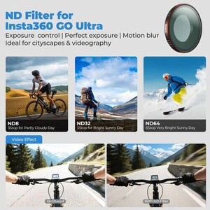 Freewell - Freewell Insta360 GO Ultra ND Filters 4Pack - Standard Day (1)