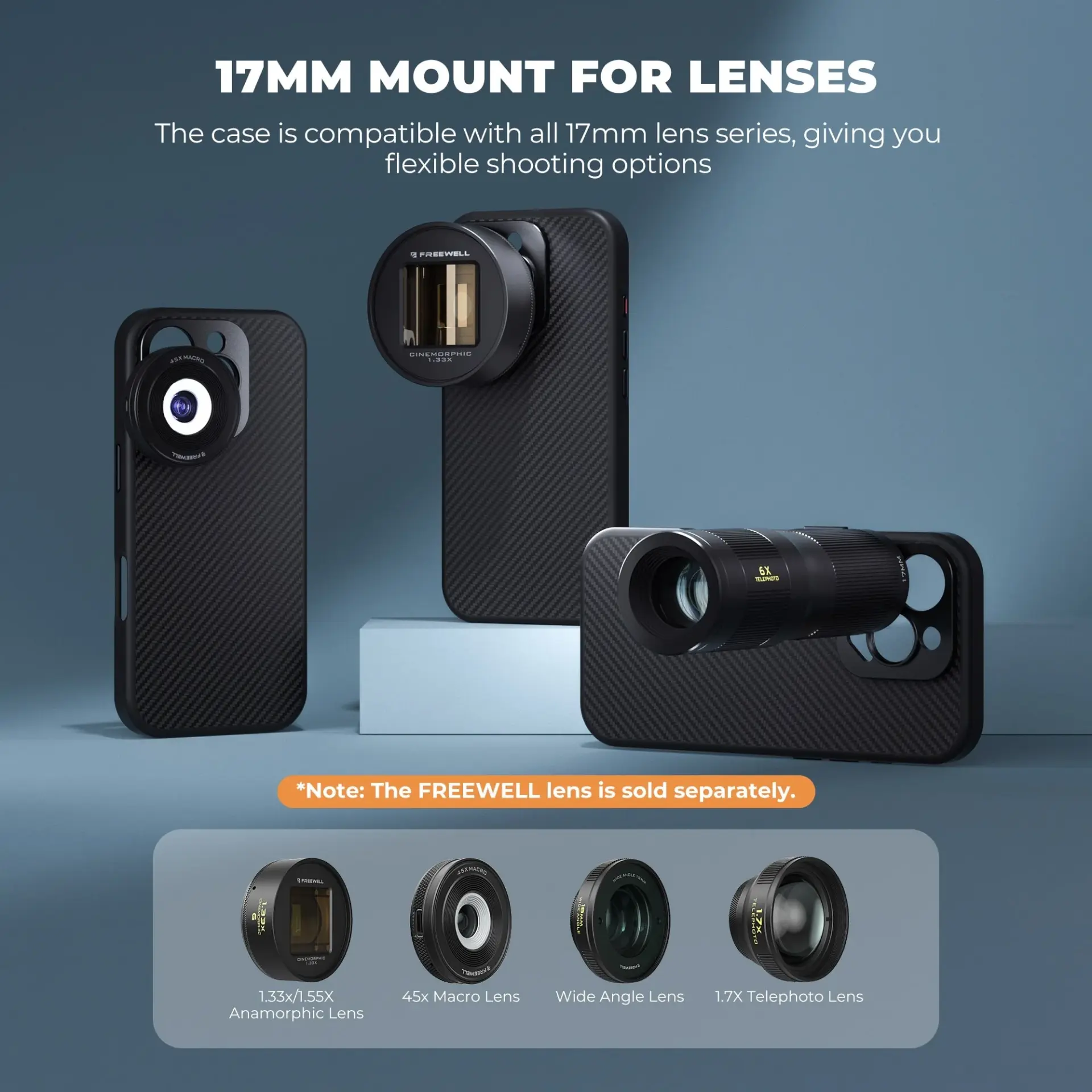 Freewell - Freewell Pro Filmmaker Case for iPhone 16 Plus - 17MM MOUNT (1)