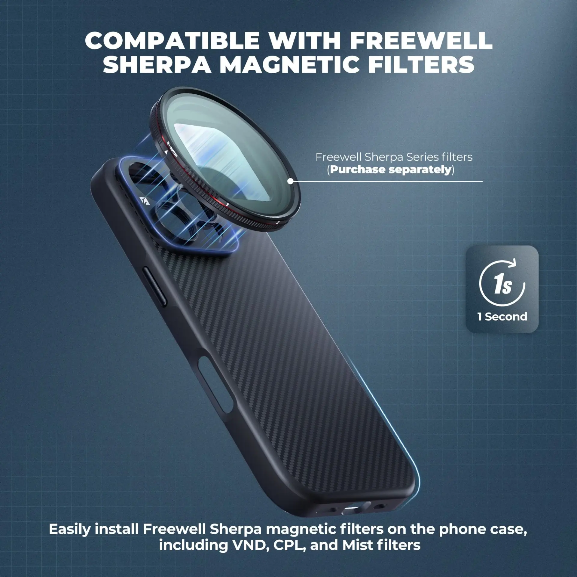 Freewell Pro Filmmaker Case for iPhone 16 Plus - 17MM MOUNT - Thumbnail