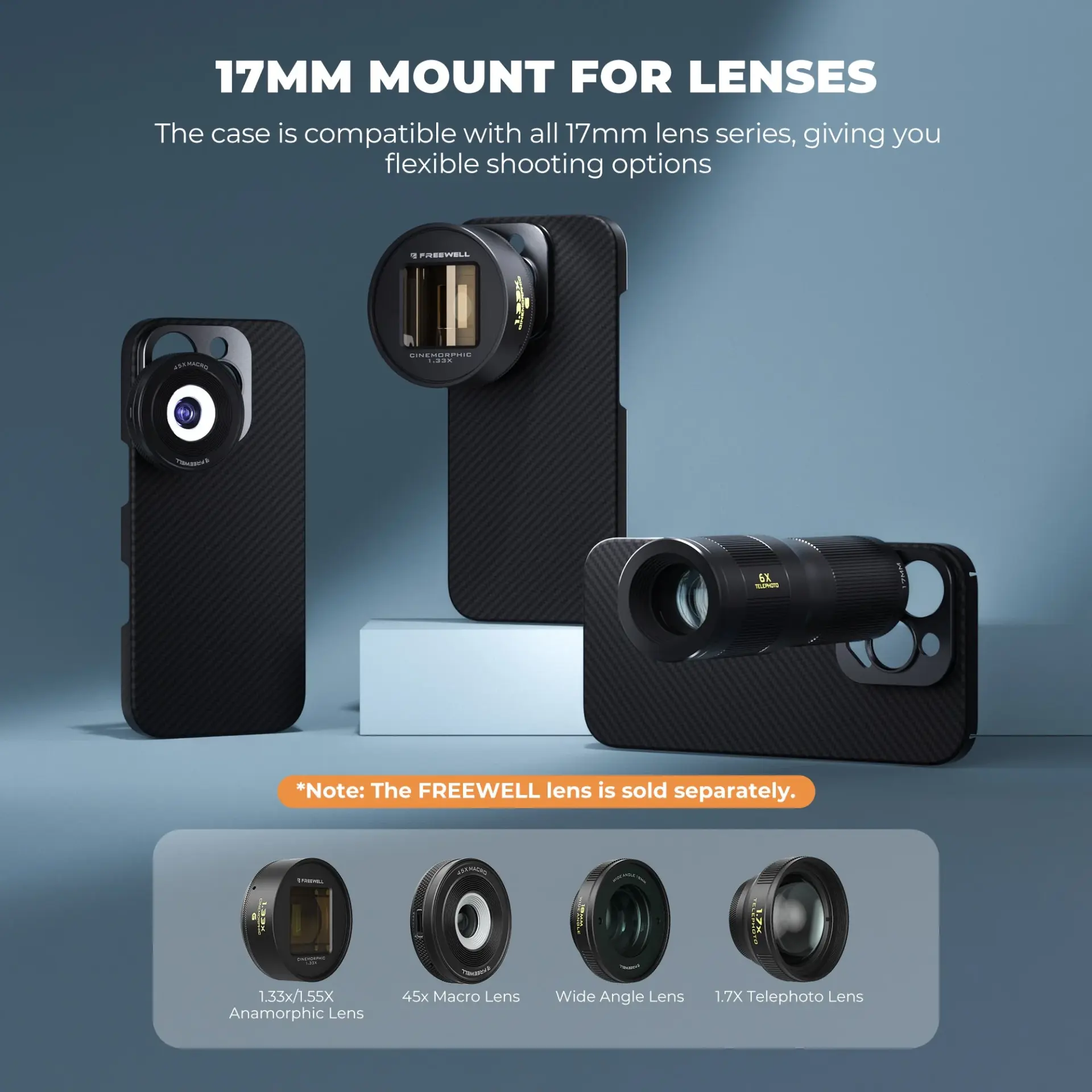 Freewell Pro Filmmaker iPhone Case IPHONE 16 PRO MAX - 17MM MOUNT - Thumbnail