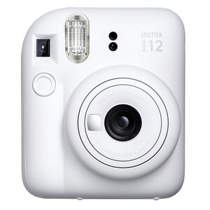 Fujifilm - Fujifilm Instax Mini 12 Fotoğraf Makinesi + Askı + Pil + 10’lu Film (Beyaz) (1)