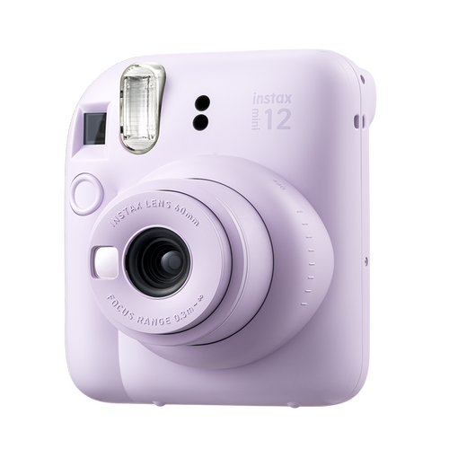 Fujifilm Instax Mini 12 Fotoğraf Makinesi + Askı + Pil + 10’lu Film (Lila)