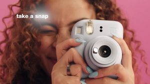 Fujifilm Instax Mini 12 Fotoğraf Makinesi + Askı + Pil + 10’lu Film (Lila) - Thumbnail