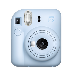 Fujifilm - Fujifilm Instax Mini 12 Fotoğraf Makinesi + Askı + Pil + 10’lu Film (Mavi) (1)